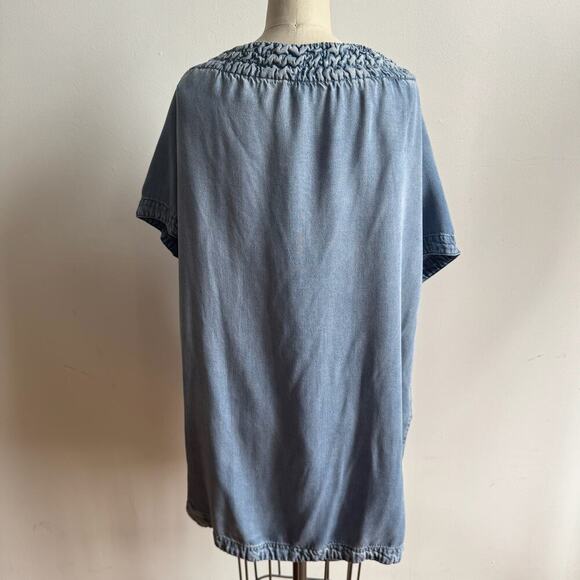 ALL SAINTS Denim Chambray Adela Mini Dress - Picture 5 of 14